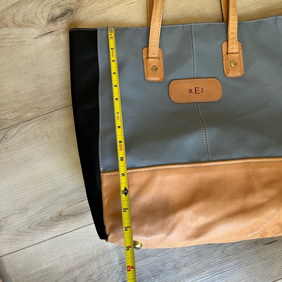 Jon hart alamo heights tote in slate monogram REJ - Picture 14 of 14